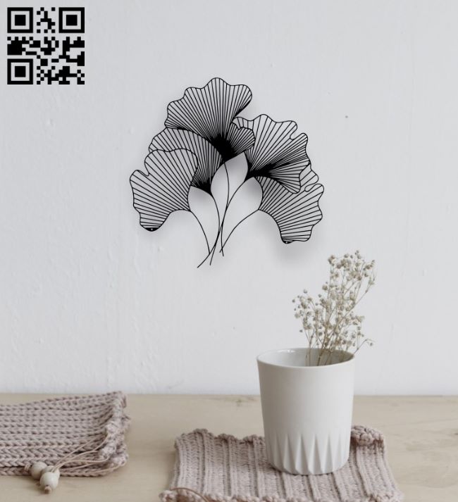 Ginkgo E0018758 file cdr and dxf free vector download for laser cut plasma