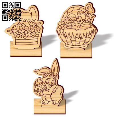 Easter stand E0018894 file cdr and dxf free vector download for laser cut