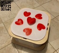 Box E0018970 file cdr and dxf free vector download for laser cut