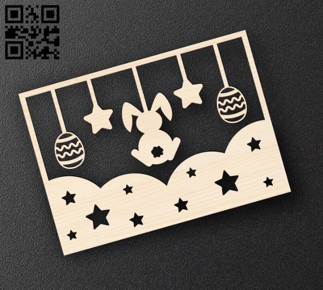 Easter E0018957 file cdr and dxf free vector download for Laser cut