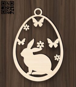Easter Egg E0018974 file cdr and dxf free vector download for laser cut
