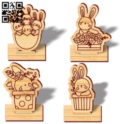 Easter stand E0018985 file cdr and dxf free vector download for laser cut
