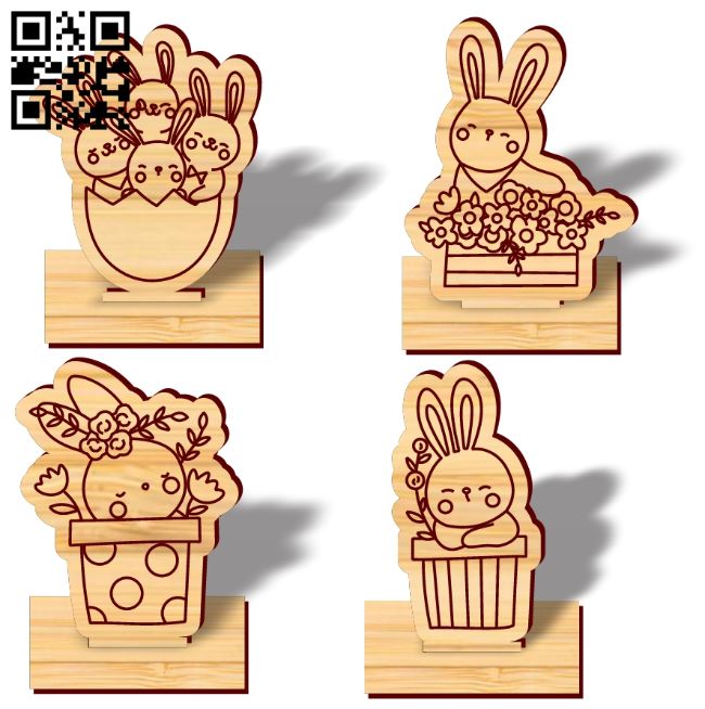 Easter stand E0018985 file cdr and dxf free vector download for laser cutEaster stand E0018985 file cdr and dxf free vector download for laser cut
