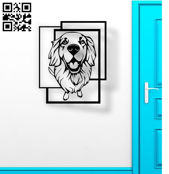 Golden dog E0018960 file cdr and dxf free vector download for Laser cut plasma