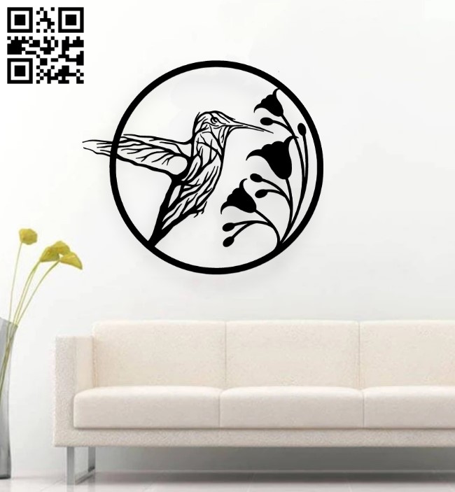 Hummingbird wa E0019114 file cdr and dxf free vector download for laser cut plasma