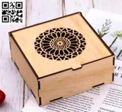 Mandala box E0018950 file cdr and dxf free vector download for Laser cut