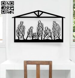Nativity scene wall decor E0019101 file cdr and dxf free vector download for laser cut plasma