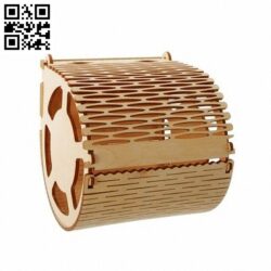Toilet paper holder E0019139 file cdr and dxf free vector download for laser cut