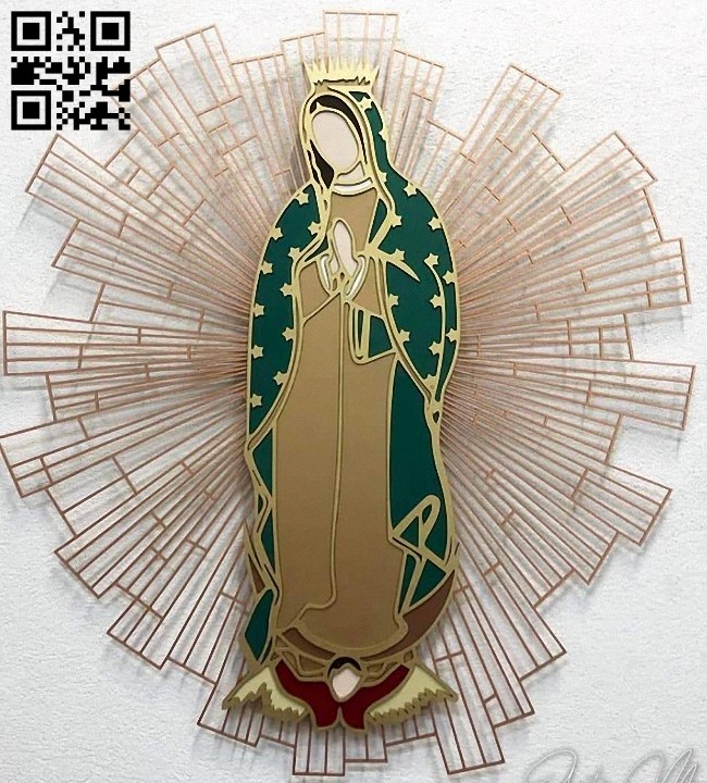 Virgen E0019088 file cdr and dxf free vector download for laser cut