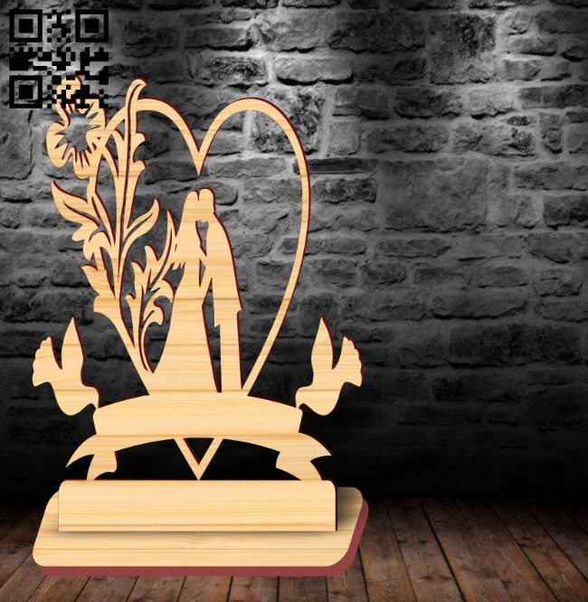 Wedding stand E00191451 file cdr and dxf free vector download for laser cut