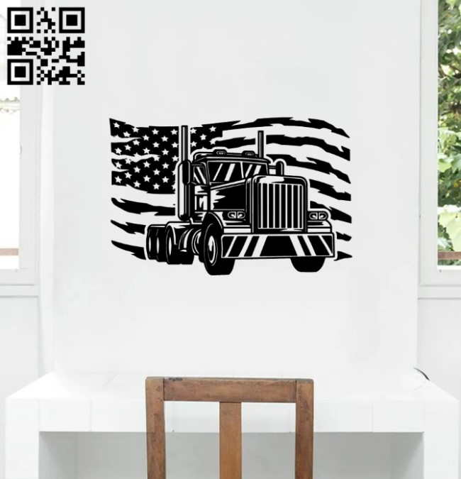 America wall decor E0019192 file cdr and dxf free vector download for Laser cut plasma