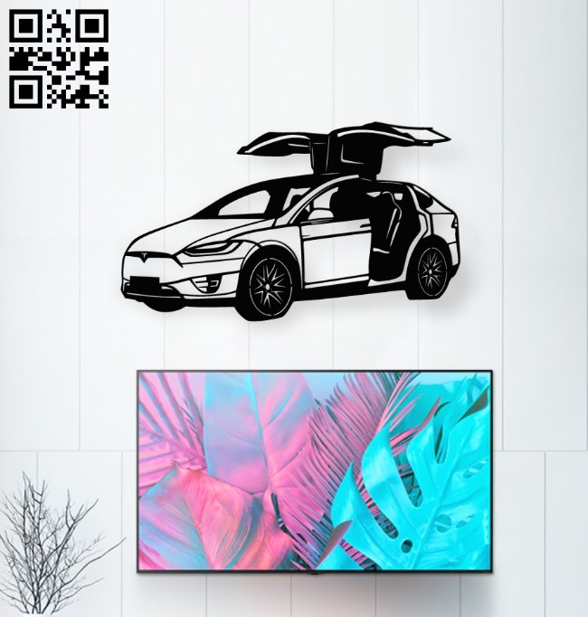 Car wall decor E0019212 file cdr and dxf free vector download for Laser cut plasma
