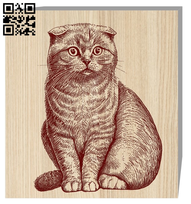 Cat E0019242 file cdr and dxf free vector download for laser engraving machine