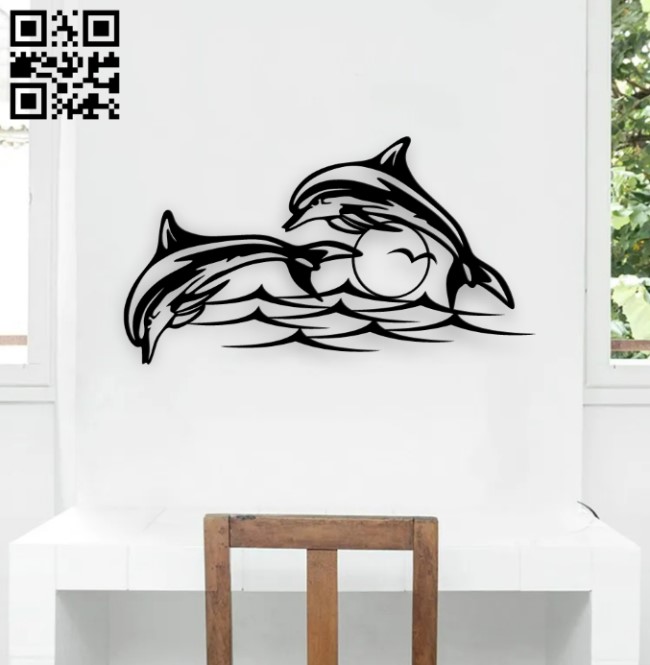 Dolphin wall decor