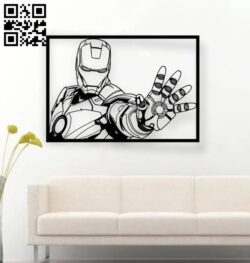 Iron man E0019259 file cdr and dxf free vector download for laser cut plasma