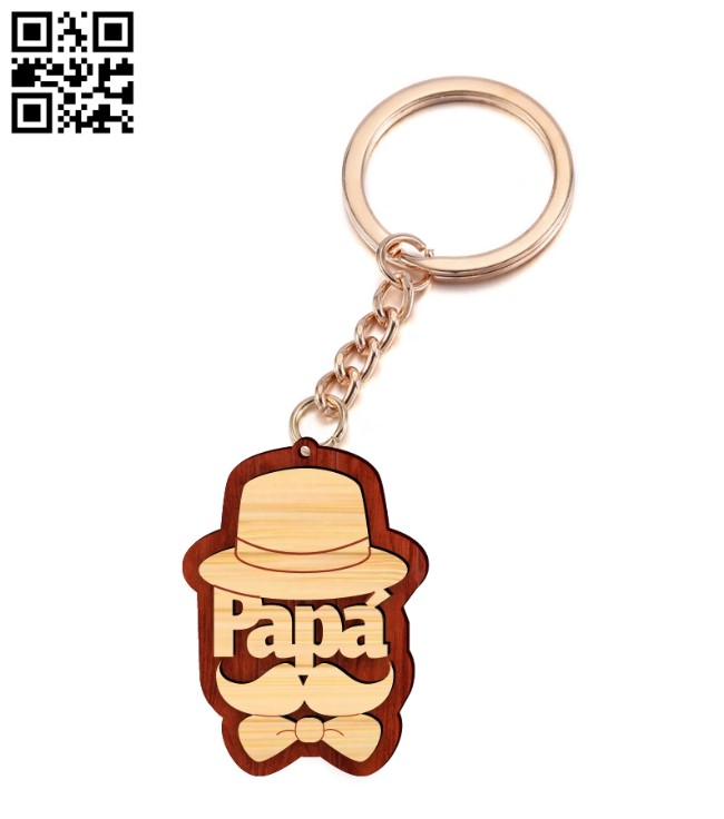 Keychain E0019332 file cdr and dxf free vector download for laser cut