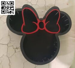 Minnie box E0019337 file cdr and dxf free vector download for laser cut