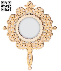 Mirror E0019197 file cdr and dxf free vector download for Laser cut