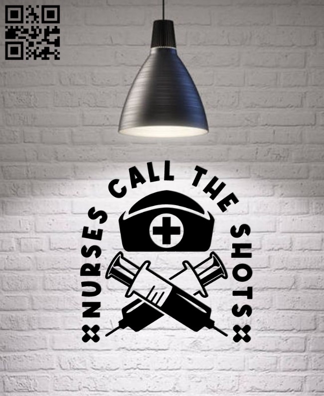 Nurses call the shots E0019207 file cdr and dxf free vector download for Laser cut plasma
