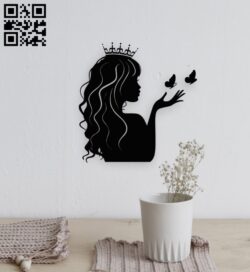Princess E001937 file cdr and dxf free vector download for Laser cut plasma