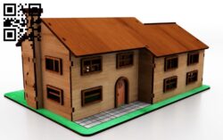 Simpsons house E0019199 file cdr and dxf free vector download for Laser cut