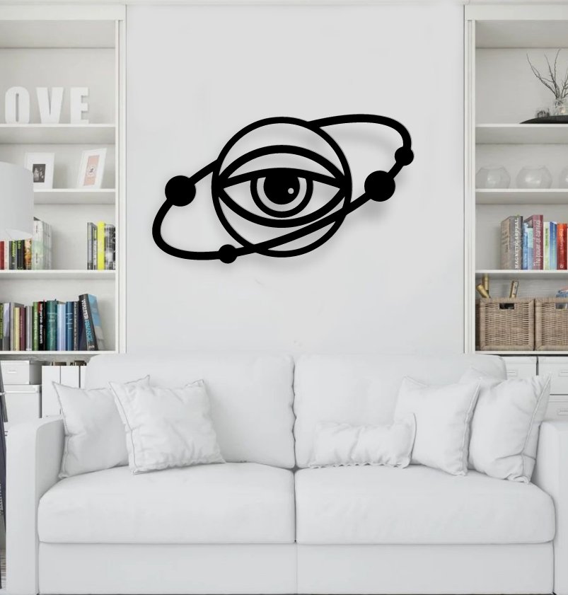 Abstract eye E0019521 file cdr and dxf free vector download for laser cut plasma