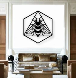 Bee E0019523 file cdr and dxf free vector download for laser cut plasma