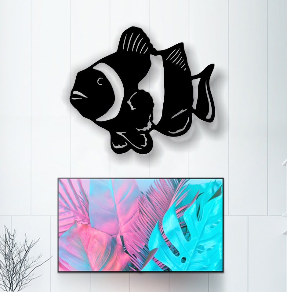 Clownfish E0019552 file cdr and dxf free vector download for laser cut plasma