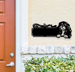 Dog address plate E0019585 file cdr and dxf free vector download for laser cut plasma
