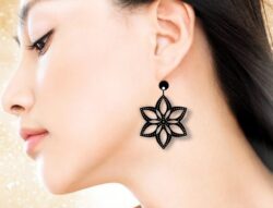 Earrings E0019534 file cdr and dxf free vector download for laser cut