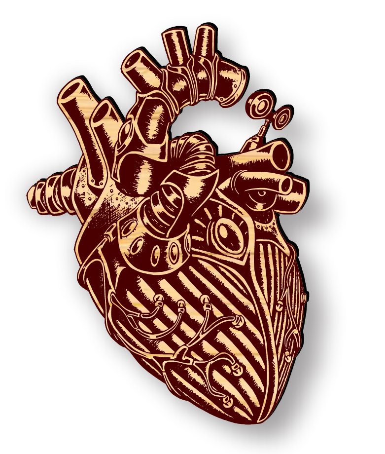 Heart E0019503 file cdr and dxf free vector download for laser