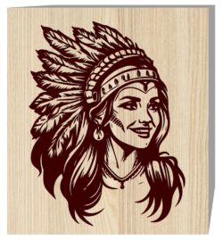 Indian woman E0019579 file cdr and dxf free vector download for laser engraving machine