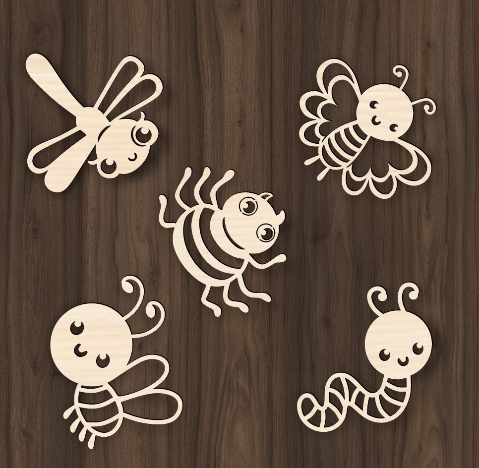 Insect E0019479 file cdr and dxf free vector download for laser cut plasma