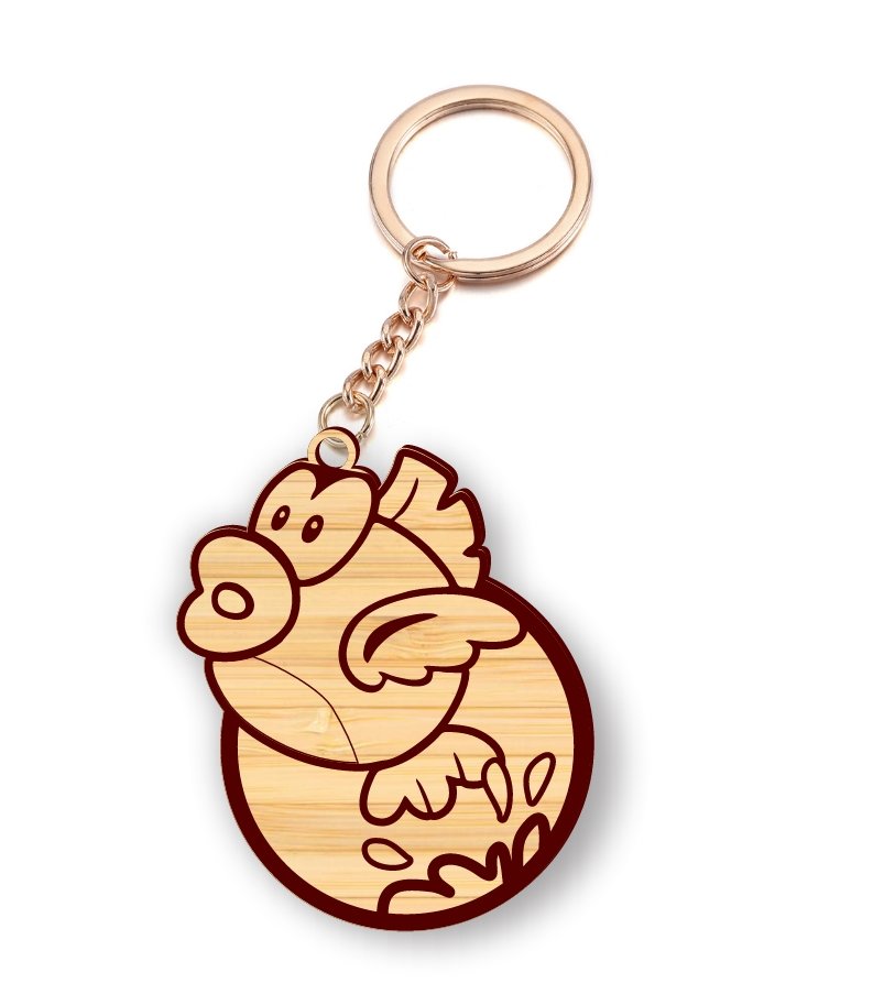 Keychain E0019468 file cdr and dxf free vector download for laser cut