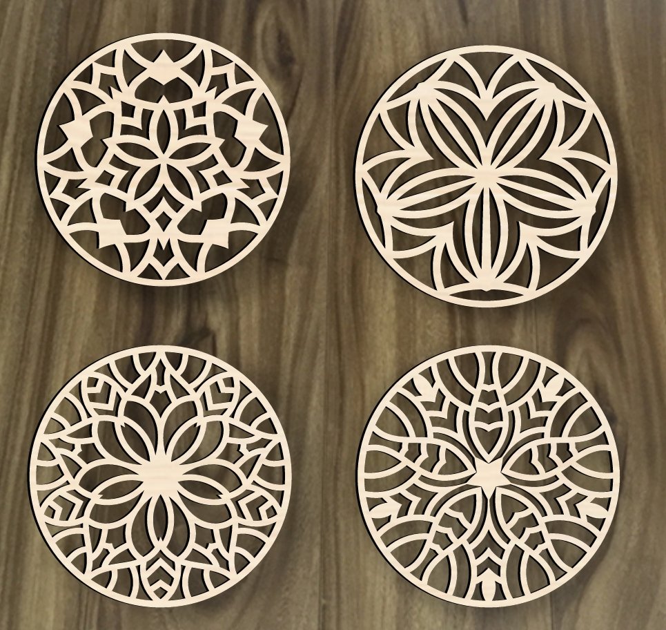Mandala E0019484 file cdr and dxf free vector download for laser cut plasma