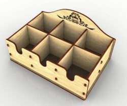 Organizer E0019460 file cdr and dxf free vector download for laser cut