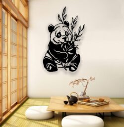 Panda E0019554 file cdr and dxf free vector download for laser cut plasma