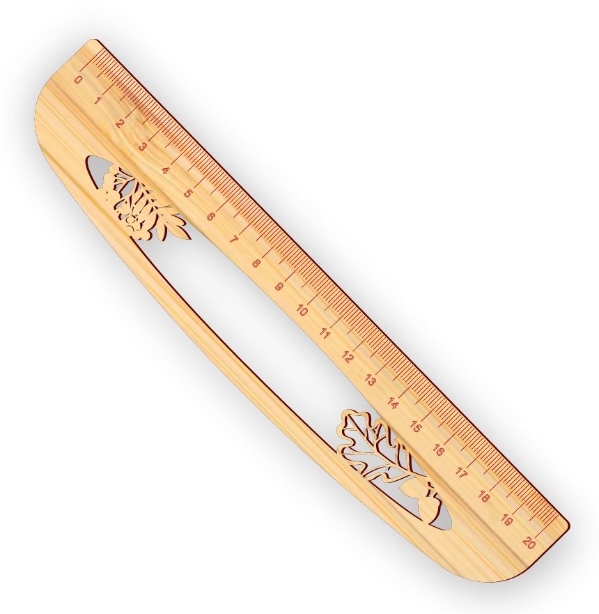 Ruler E0019570 file cdr and dxf free vector download for laser cut