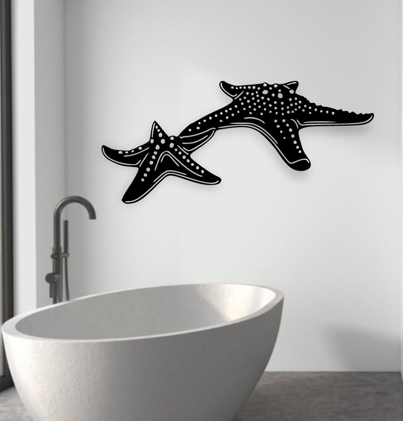 Starfish E0019451 file cdr and dxf free vector download for laser cut plasma