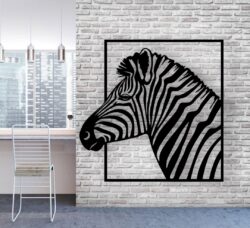 Zebra E0019495 file cdr and dxf free vector download for laser cut plasma