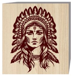 Aboriginal women E0019632 file cdr and dxf free vector download for laser engraving machine