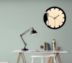 Clock E0019662 file cdr and dxf free vector download for laser cut plasma
