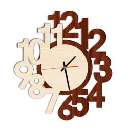 Clock E0019669 file cdr and dxf free vector download for laser cut plasma