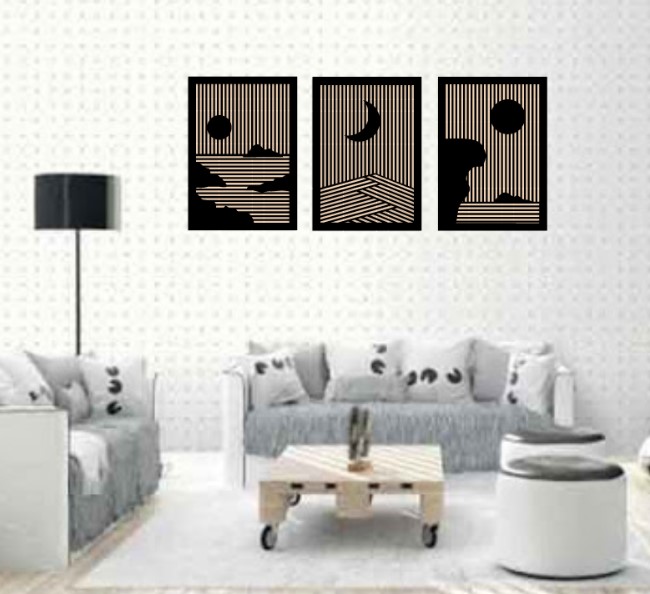 Design panel on the wall CU0000514 file cdr and dxf free vector download for laser cut plasma