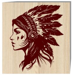 Indian woman E0019718 file cdr and dxf free vector download for laser engraving machine