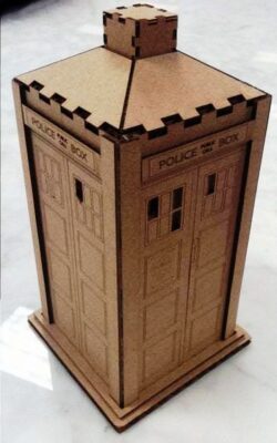 Police box E0019624 file cdr and dxf free vector download for laser cut