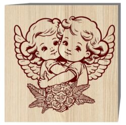 Angels E0019788 file cdr and dxf free vector download for laser engraving machine
