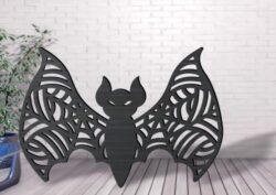 Bat E0019802 file cdr and dxf free vector download for laser cut plasma