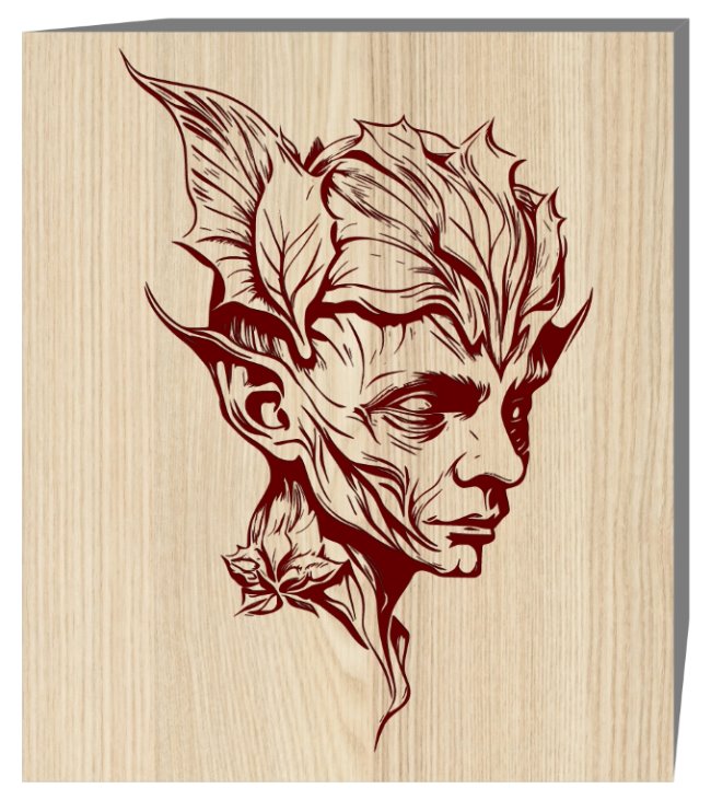 Goblin E0019791 file cdr and dxf free vector download for laser engraving machine