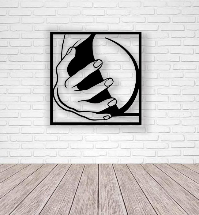 Hand ball E0019879 file cdr and dxf free vector download for laser cut plasma